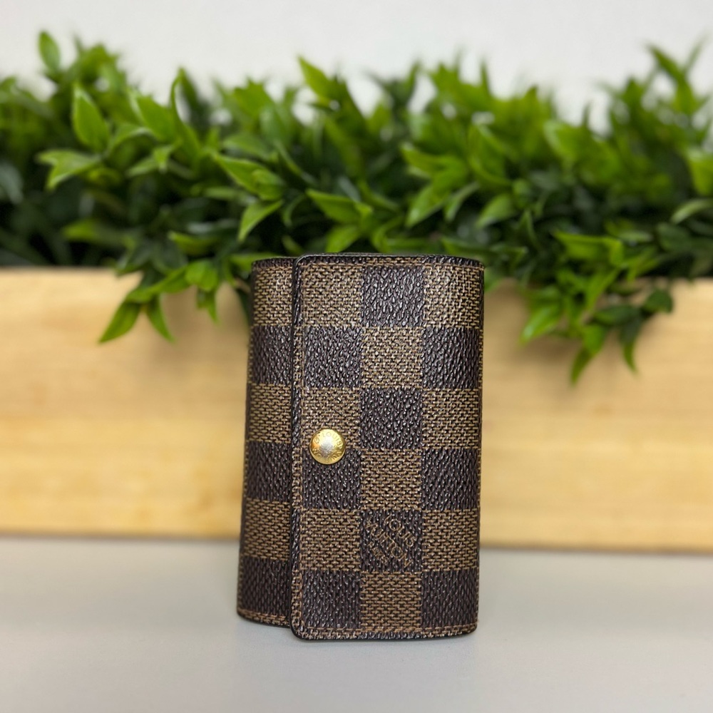 louis vuitton damier ebene multicles 6 key holder